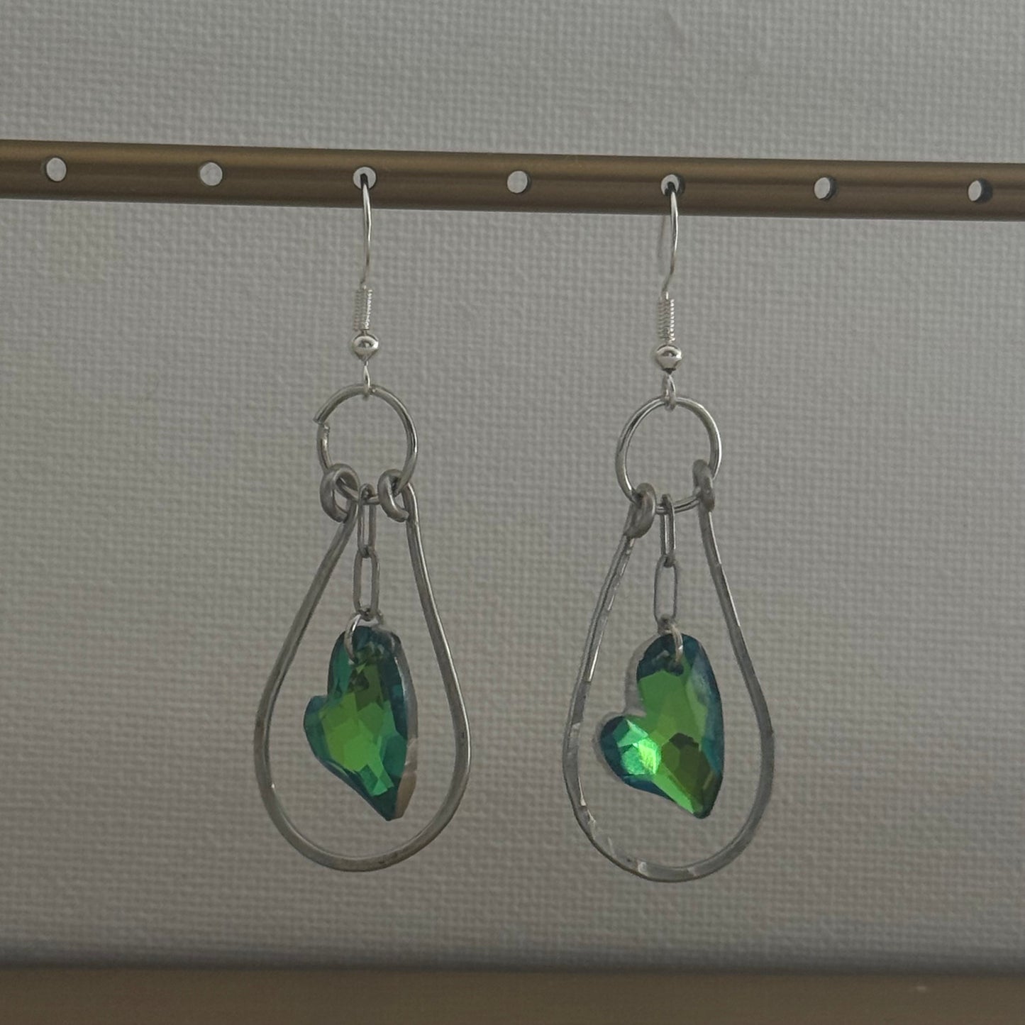Emerald Heart Earring By Ljubenka & Stone