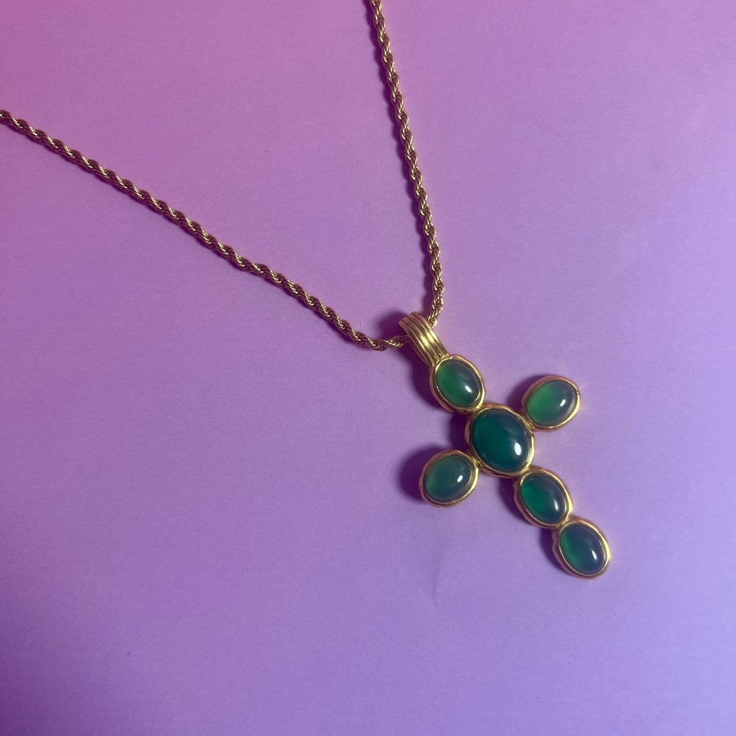 Marija Cross Necklace | Waterproof