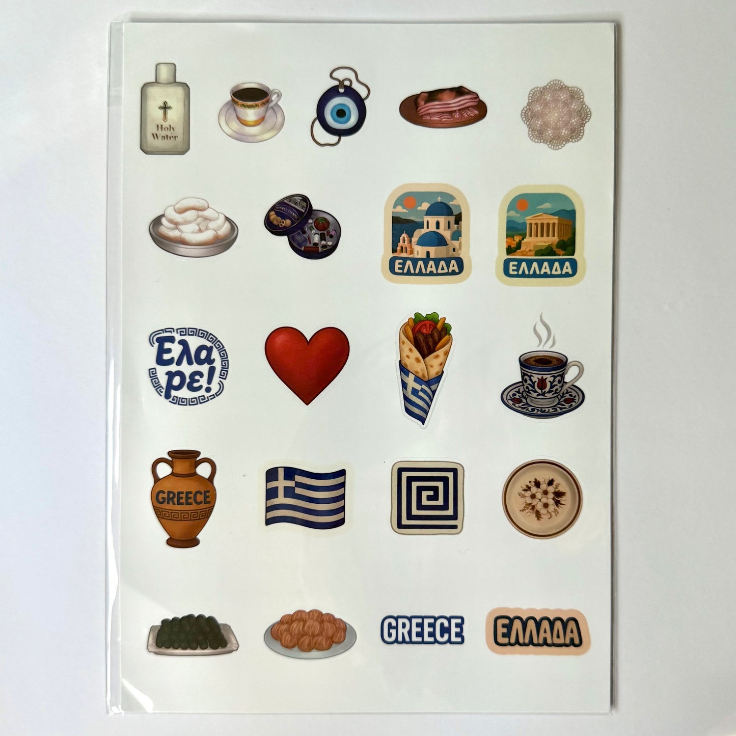 Greek Sticker Sheet | Studio Petrija x Anka
