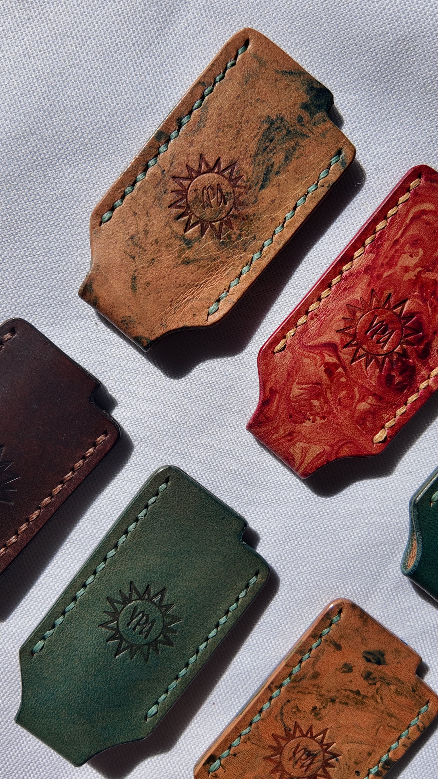 Uraradionica Leather Lighter Cover | Sienna / Maron