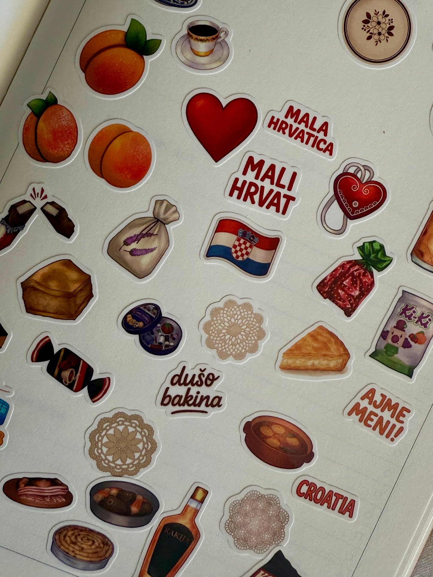 Croatian Sticker Sheet | Studio Petrija x Anka
