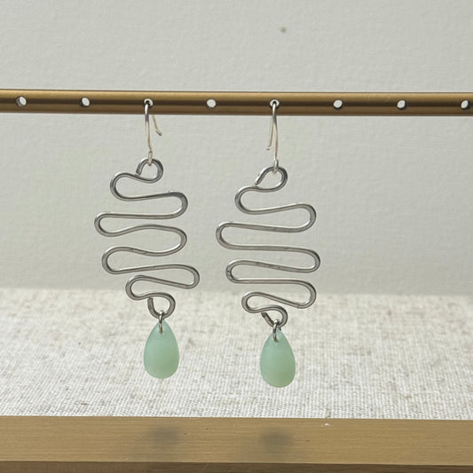River Earring By Ljubenka & Stone