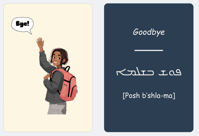 PREORDER 100 First Words in Assyrian™- Beginner Flashcards
