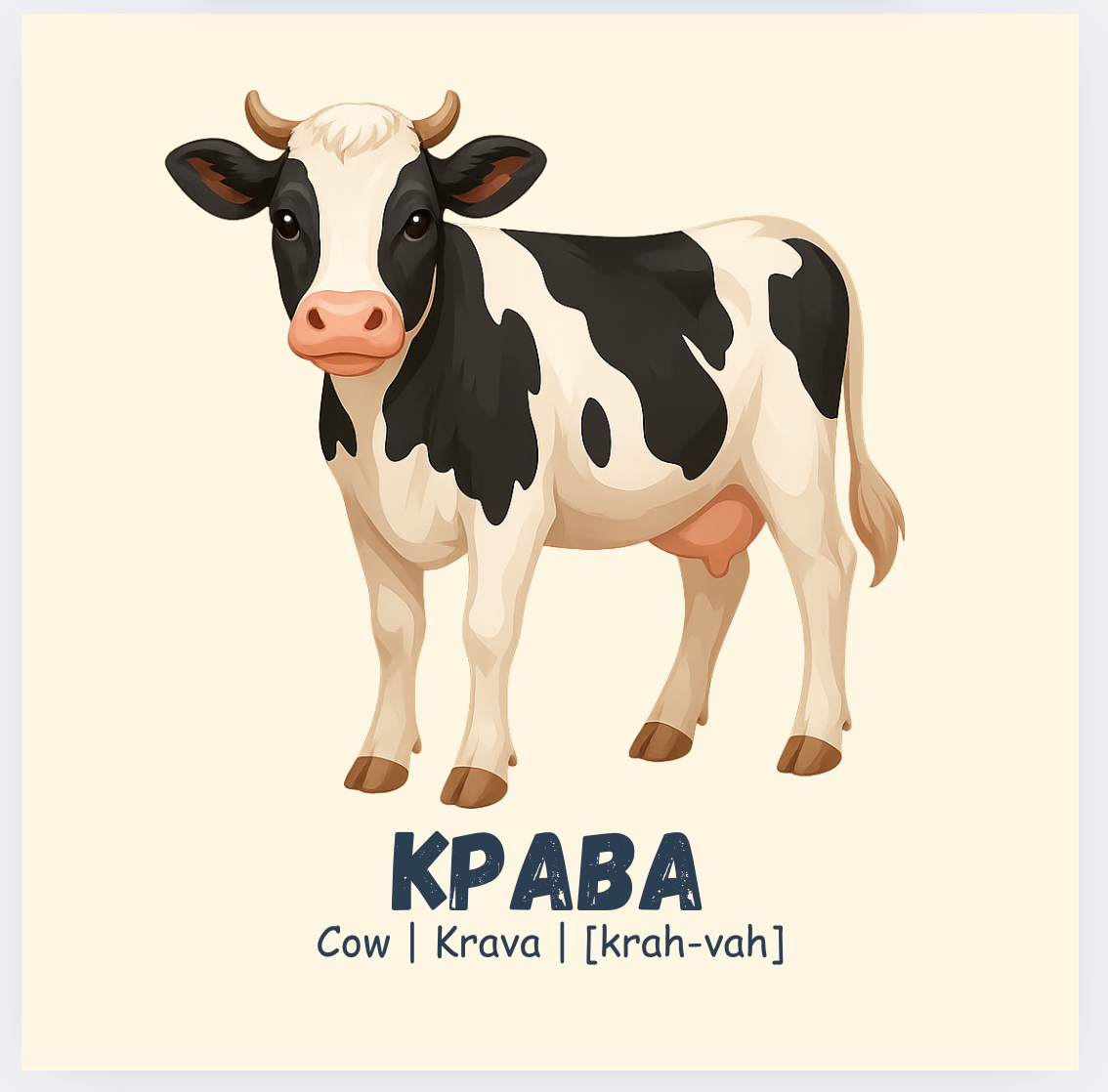 PRE-ORDER My First Farm Animals in Macedonian ™ | Memory & Snap Game