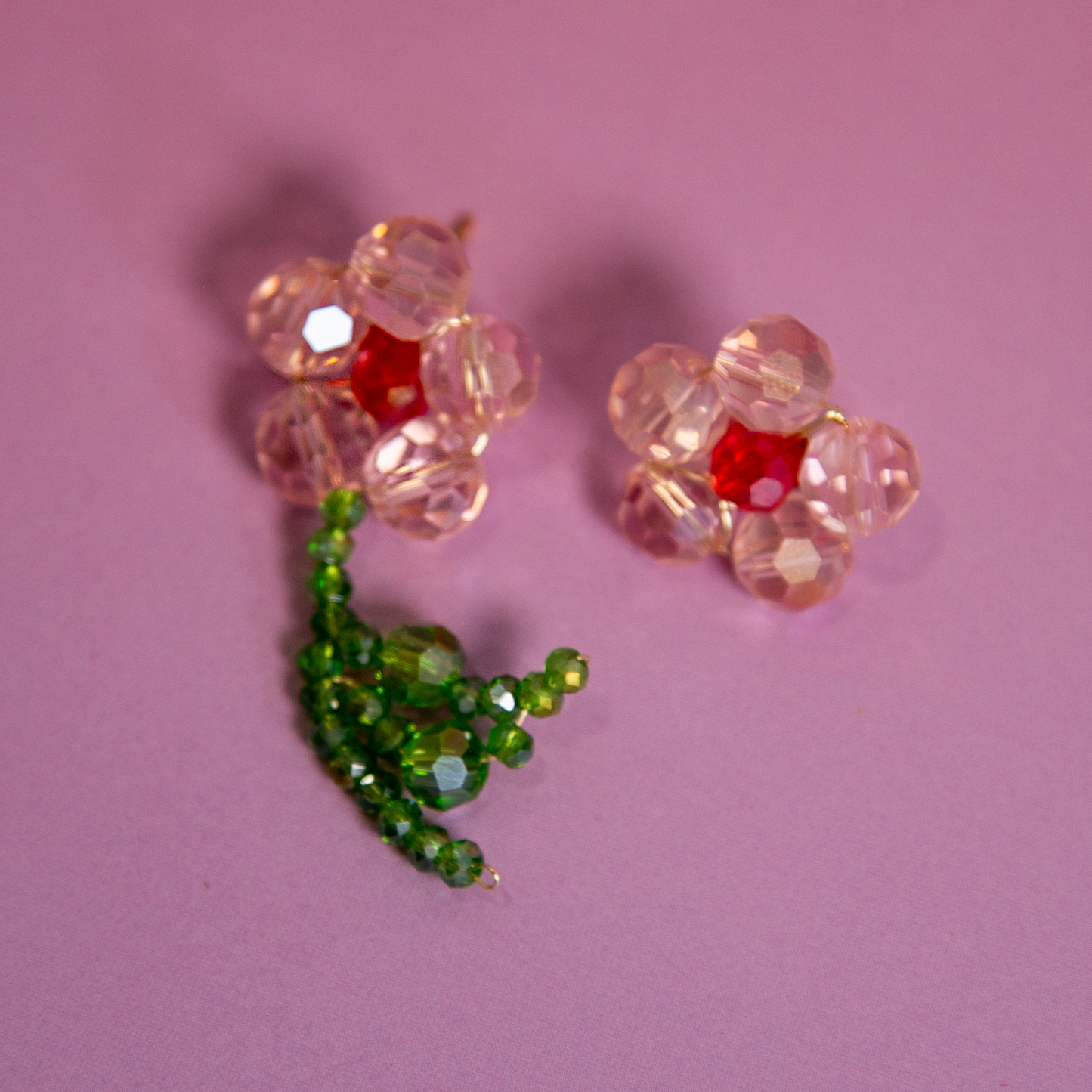 Danica Blossom Handmade Earrings | Asymmetrical