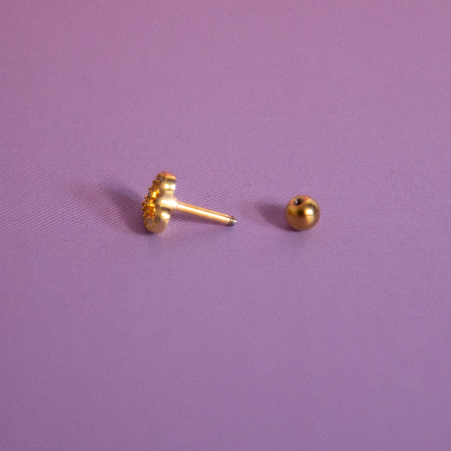 Lena Heart Stud | Individual
