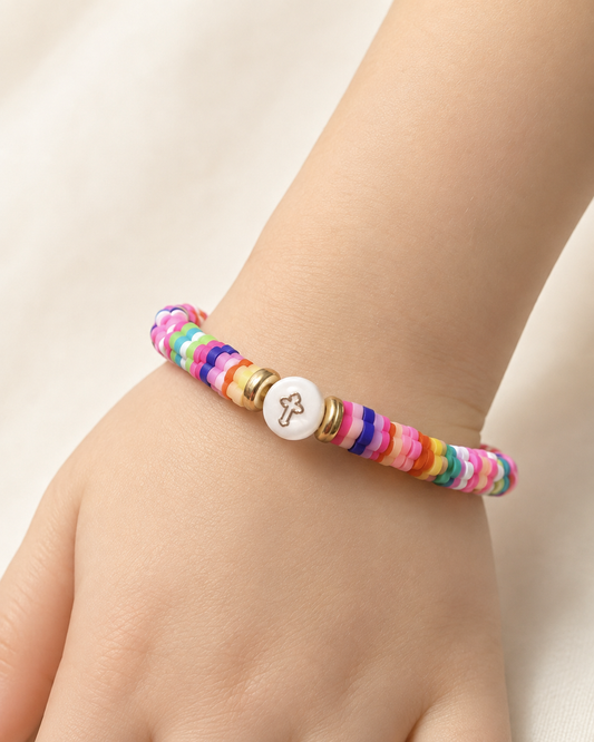 Orthodox Bracelet Flat Bead by Ljubenka & Stone