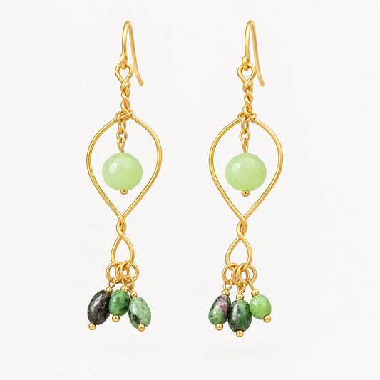 Willow Vine Earring By Ljubenka & Stone