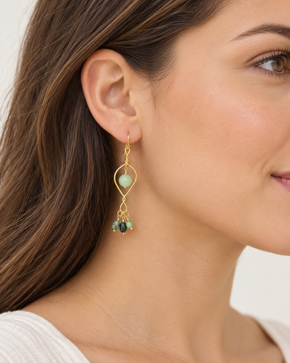 Willow Vine Earring By Ljubenka & Stone