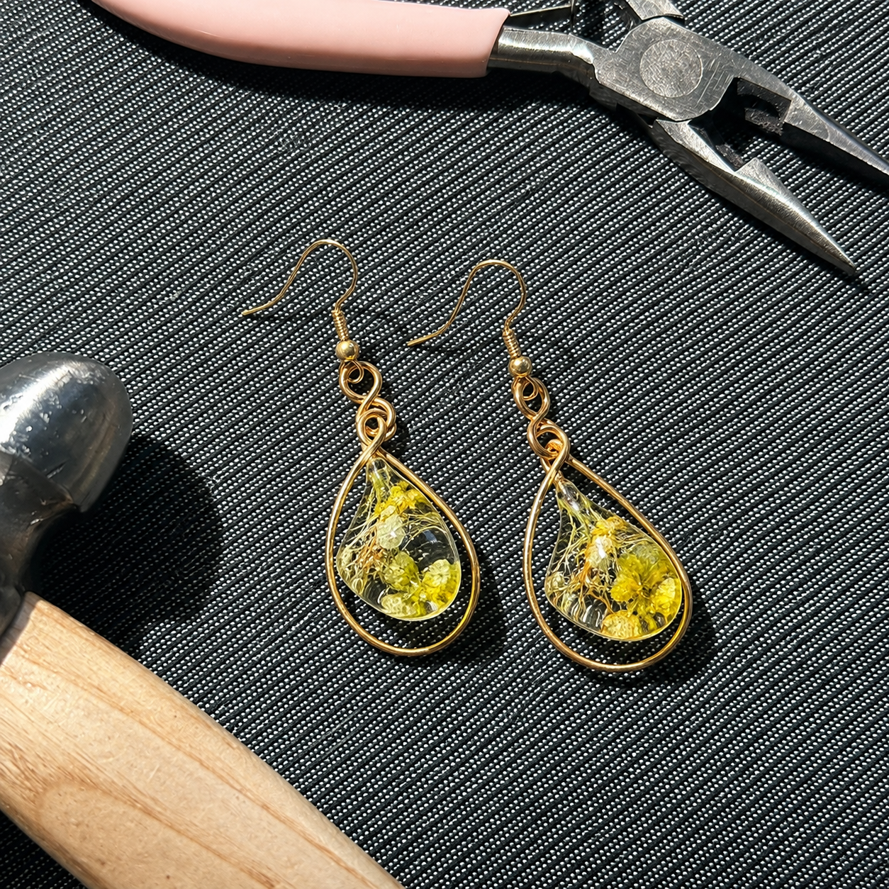 Golden Meadow Earring By Ljubenka & Stone