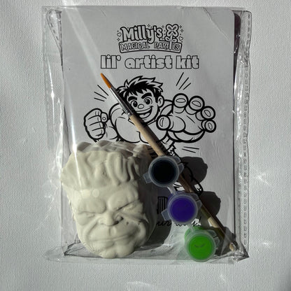 Lil’ Artist Kit | Superhero Theme | Paint Your Own Plaster Character