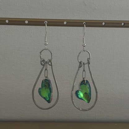 Emerald Heart Earring By Ljubenka & Stone