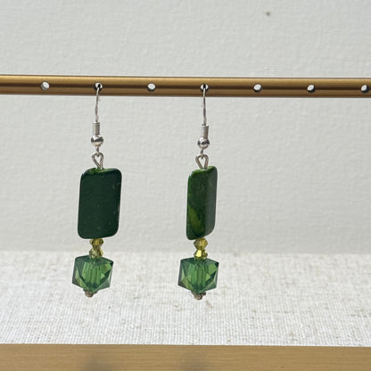 Mossstone Earring By Ljubenka & Stone