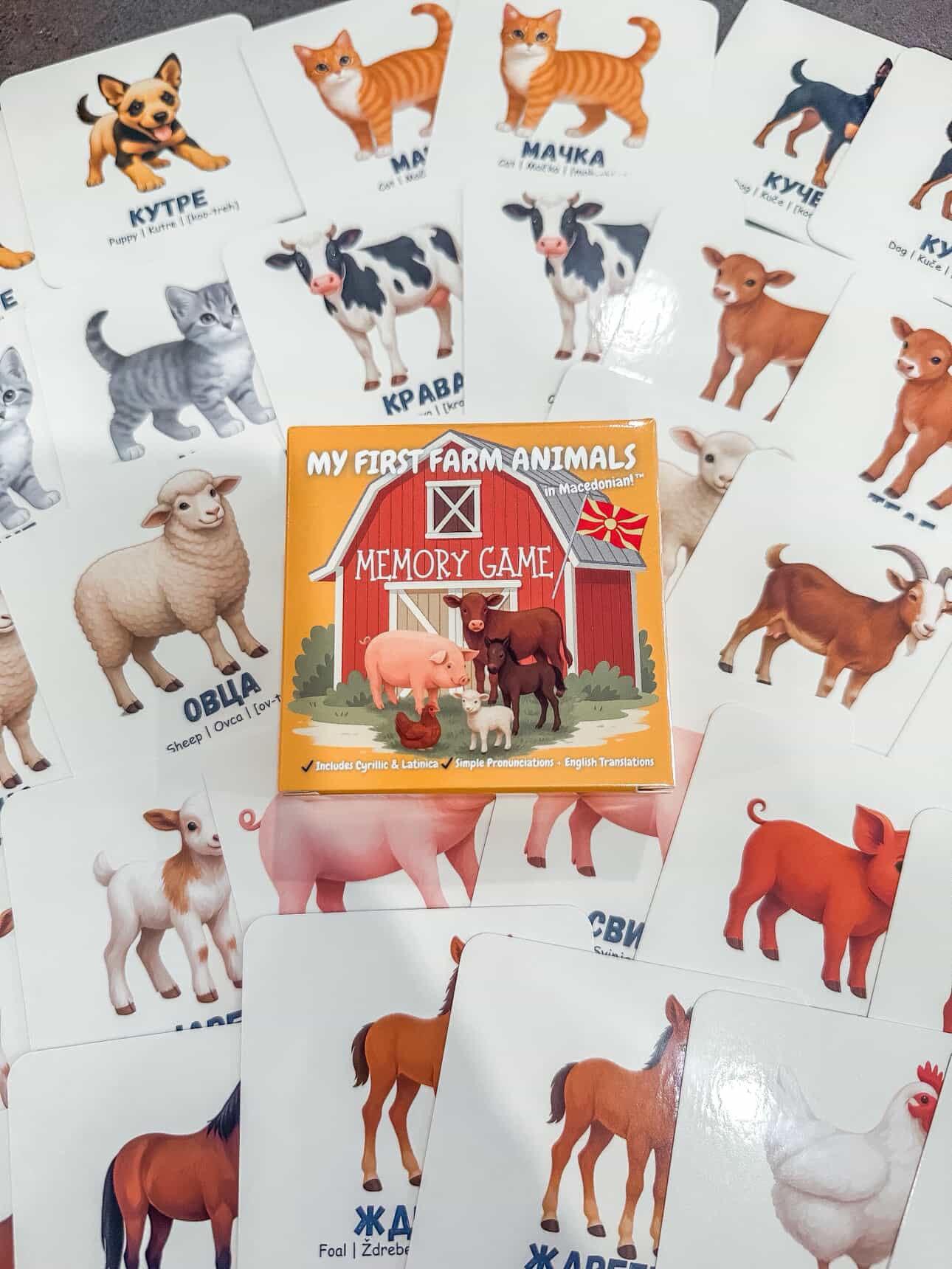 My First Farm Animals in Serbian ™ | Memory & Snap Game