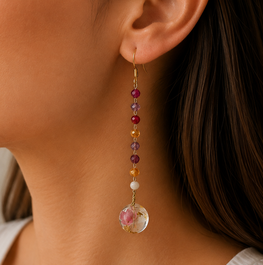 Ember Rose Earring By Ljubenka & Stone