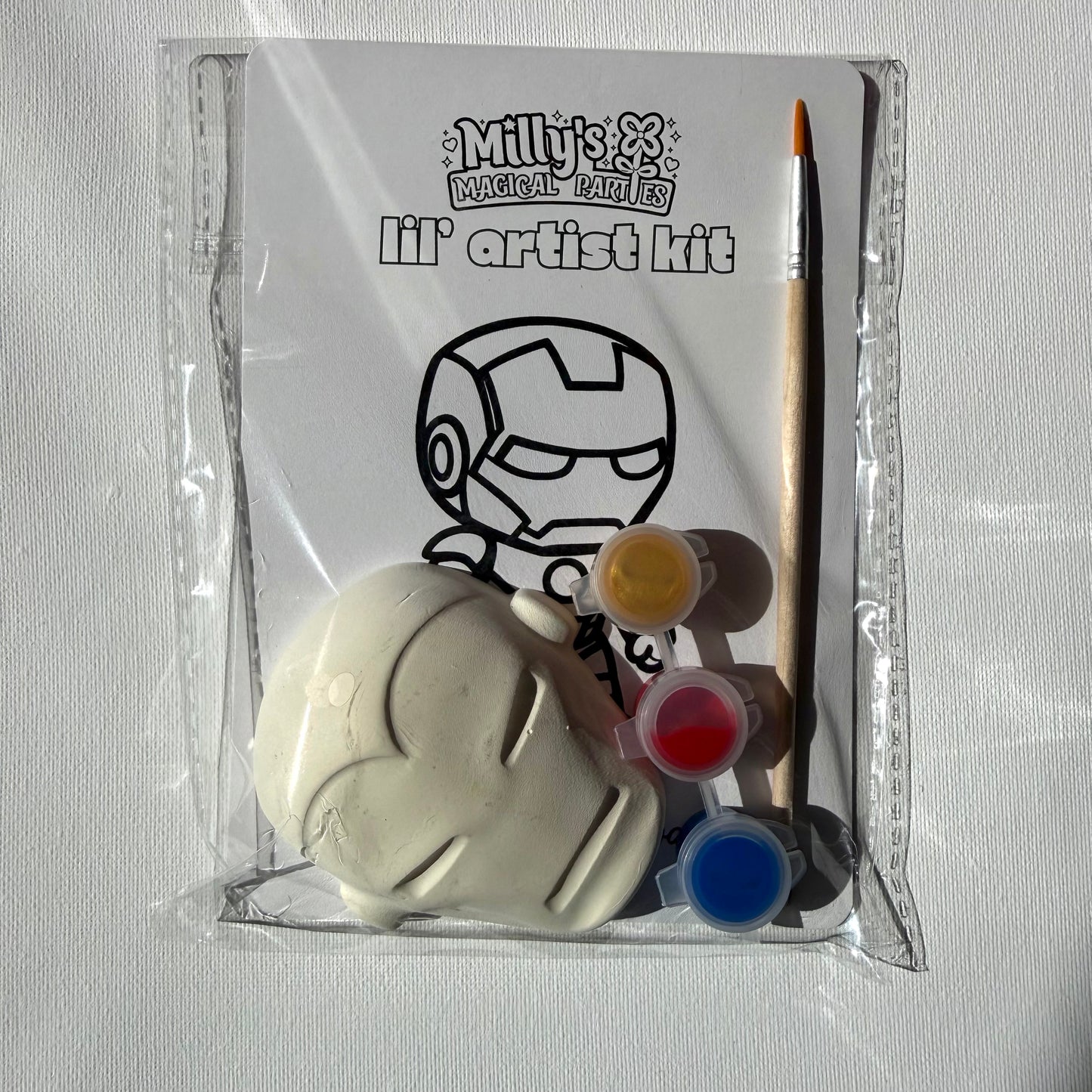 Lil’ Artist Kit | Superhero Theme | Paint Your Own Plaster Character