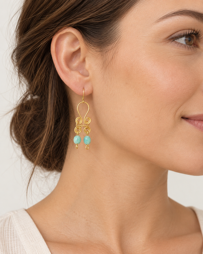 Adriatic Knot Earring By Ljubenka & Stone