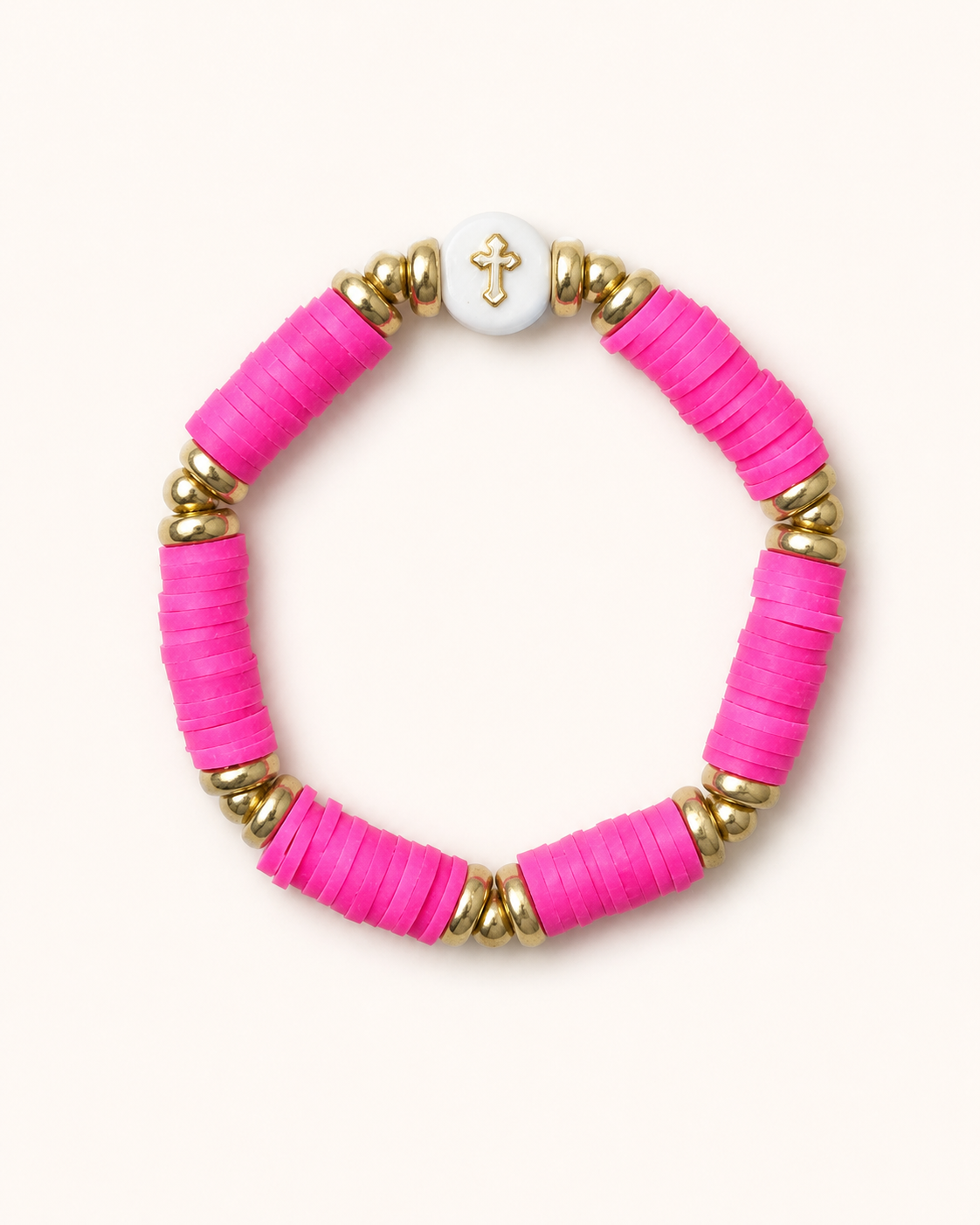 Orthodox Bracelet Flat Bead by Ljubenka & Stone