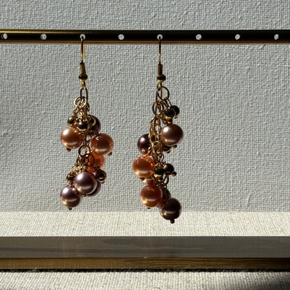 Autumn Relic Cluster Drop Earring By Ljubenka & Stone
