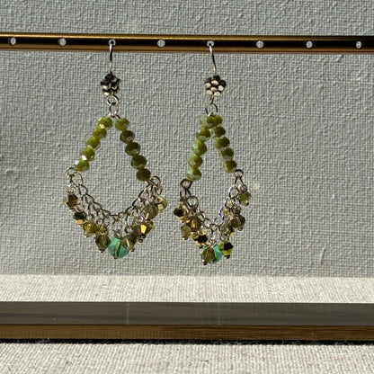 Moss Relic Drop Earring By Ljubenka & Stone