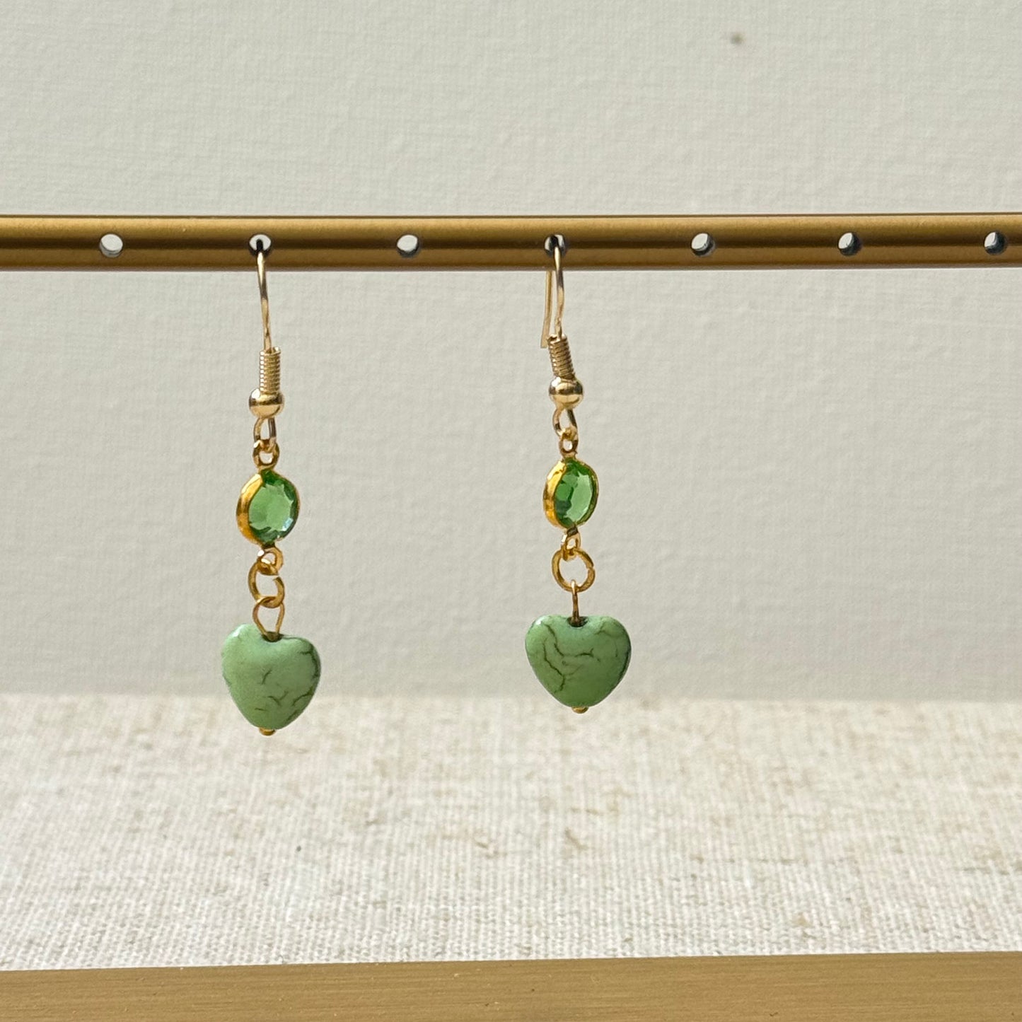 Verdant Heart Earring By Ljubenka & Stone