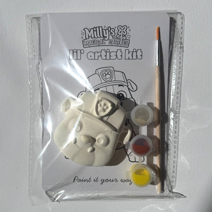 Lil’ Artist Kit | Puppy Theme | Paint Your Own Plaster Character