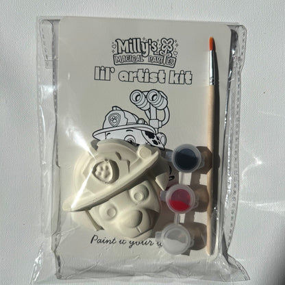 Lil’ Artist Kit | Puppy Theme | Paint Your Own Plaster Character