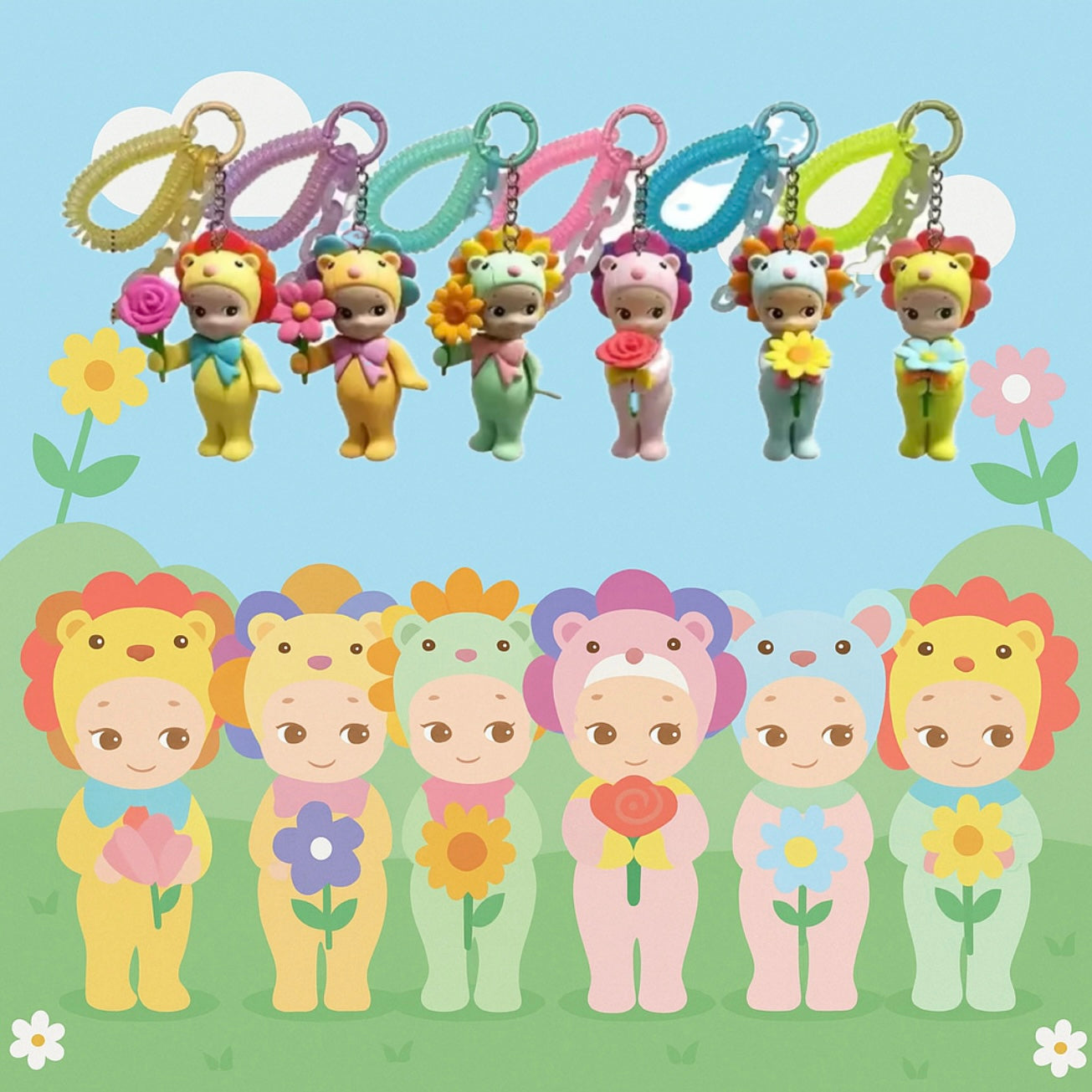 Sonny Angel | Flower Garden Keychain Series (Blind Box)