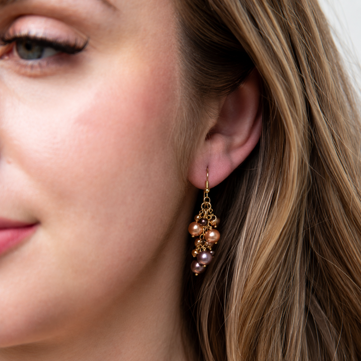 Autumn Relic Cluster Drop Earring By Ljubenka & Stone