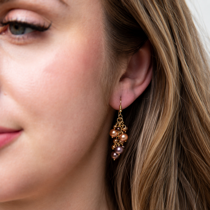 Autumn Relic Cluster Drop Earring By Ljubenka & Stone