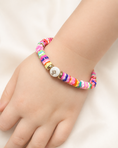 Orthodox Bracelet Flat Bead by Ljubenka & Stone