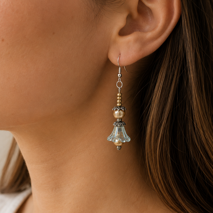 Roseglass Earring By Ljubenka & Stone