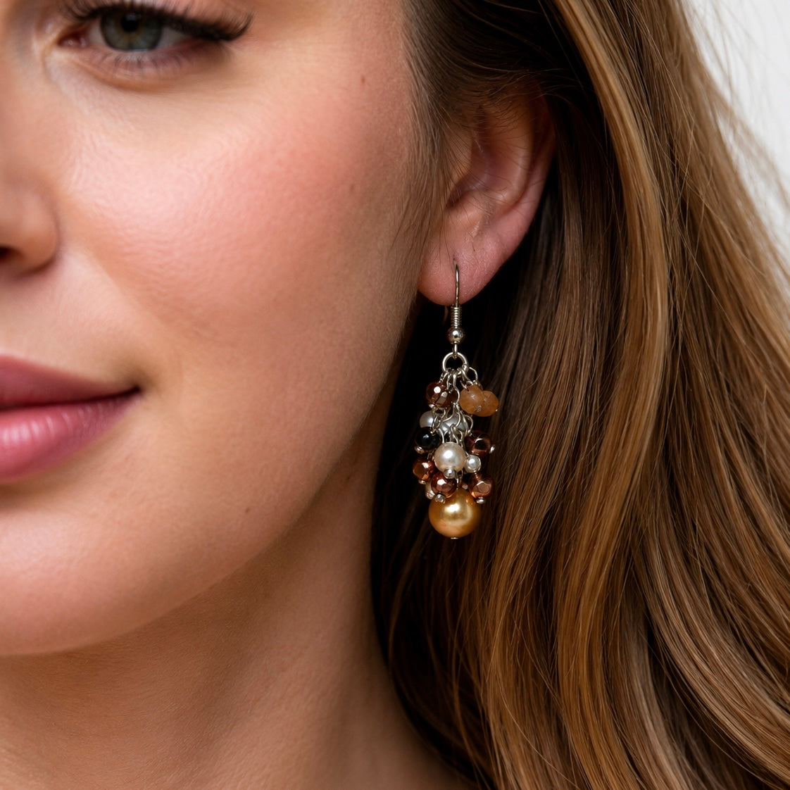 Gilded Harvest Cluster Earring By Ljubenka & Stone
