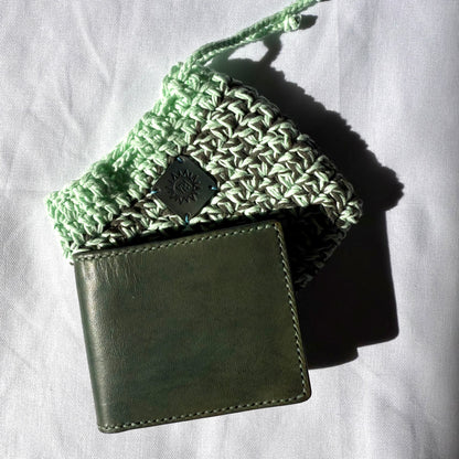 PRE-ORDER Uraradionica Leather Wallet | Evergreen/ Zeleno