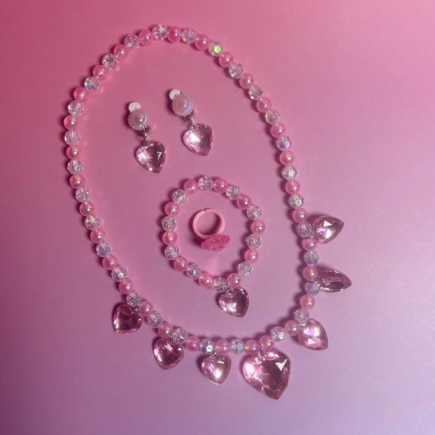 Lola Heart Necklace Set