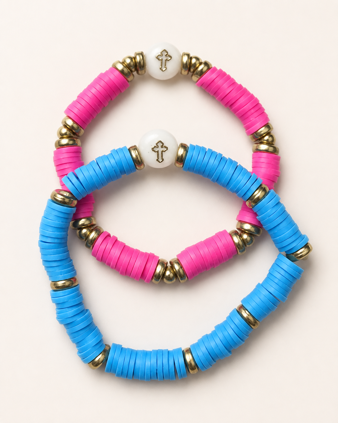 Orthodox Bracelet Flat Bead by Ljubenka & Stone