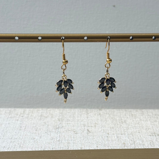 Midnight Laurel Earring By Ljubenka & Stone