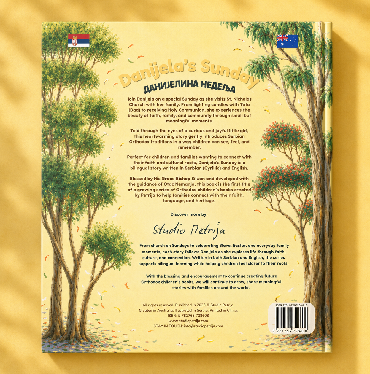 PRE-ORDER Danijela's Sunday | Bilingual Children's Book 🇷🇸🇦🇺