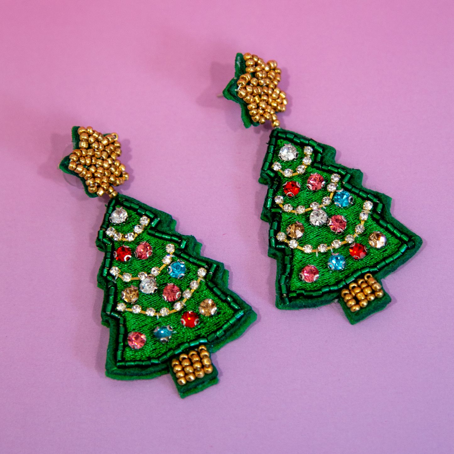 Bogdana Christmas Tree Earrings