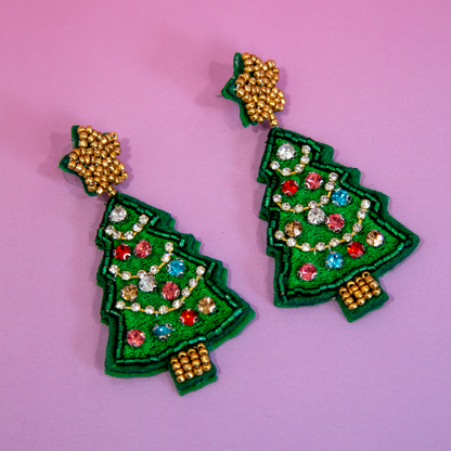 Bogdana Christmas Tree Earrings