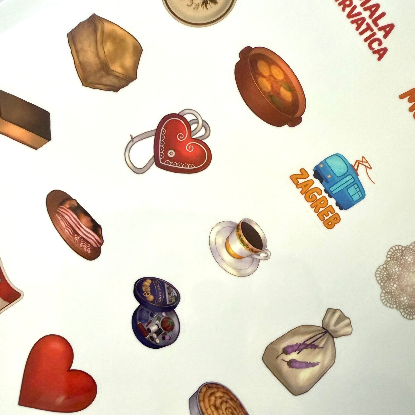 Croatian Sticker Sheet | Studio Petrija x Anka