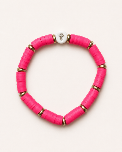 Orthodox Bracelet Flat Bead by Ljubenka & Stone