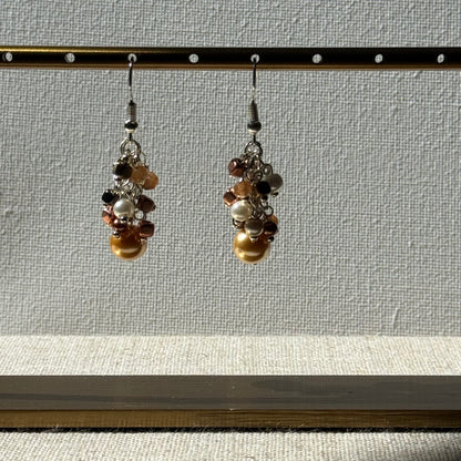 Gilded Harvest Cluster Earring By Ljubenka & Stone