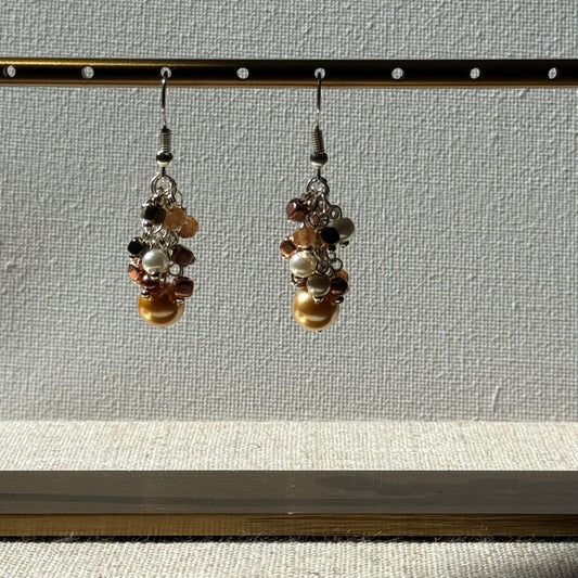 Gilded Harvest Cluster Earring By Ljubenka & Stone