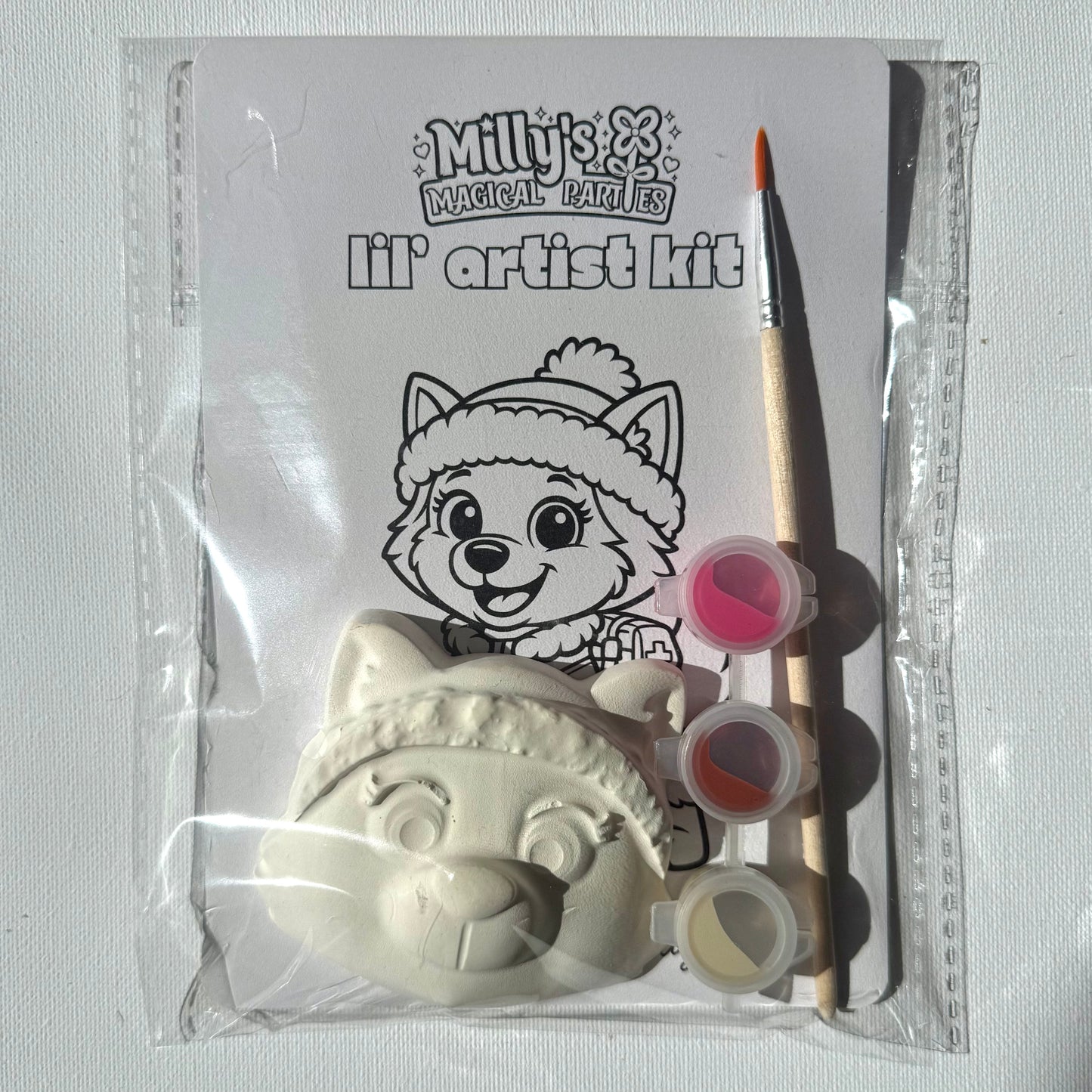 Lil’ Artist Kit | Puppy Theme | Paint Your Own Plaster Character