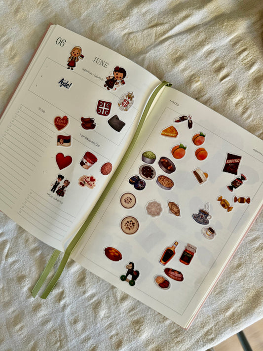 Serbian Sticker Sheet | Studio Petrija x Anka