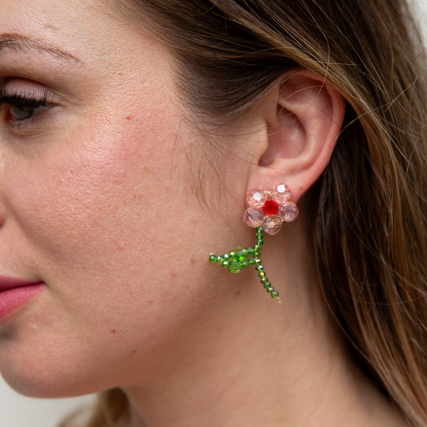 Danica Blossom Handmade Earrings | Asymmetrical