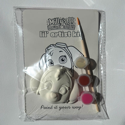 Lil’ Artist Kit | Puppy Theme | Paint Your Own Plaster Character
