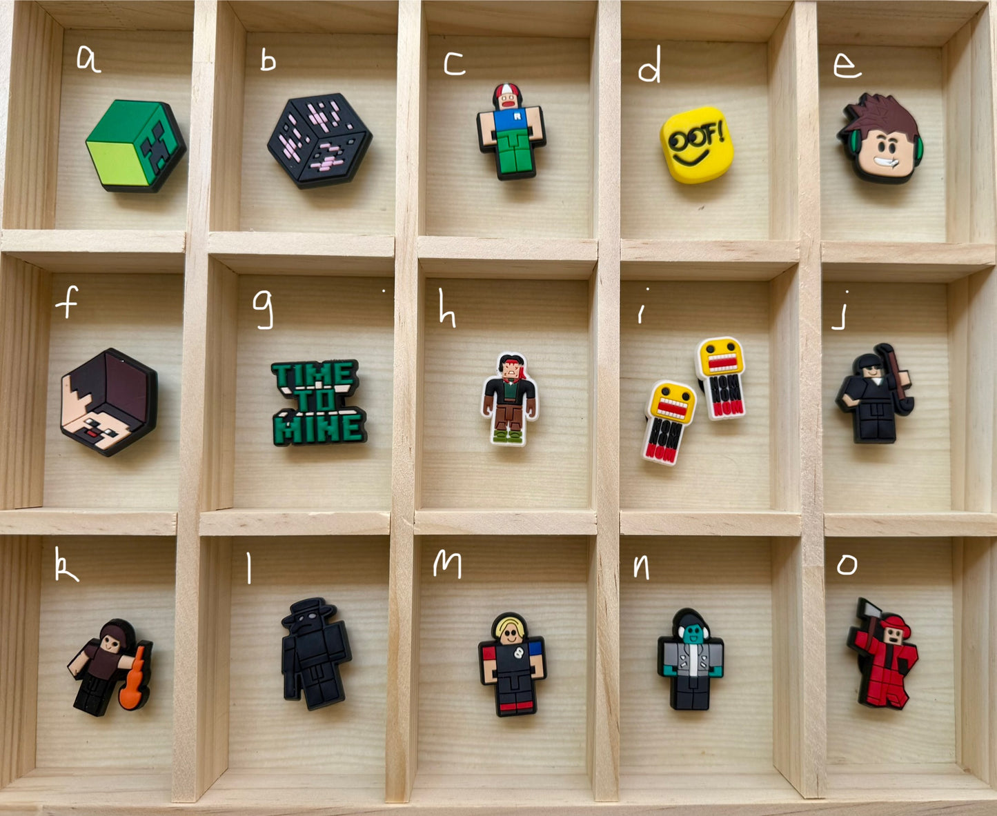 Minecraft & Roblox Charms