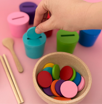 Early Learning Colour Cognition Cups Set | Montessori-Inspired Toy